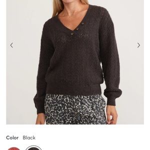 Marine Layer Evelyn Pullover Sweater, Medium